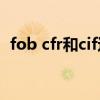 fob cfr和cif这三个贸易术语的区别（fob）
