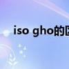 iso gho的区别（gho和iso有什么区别）
